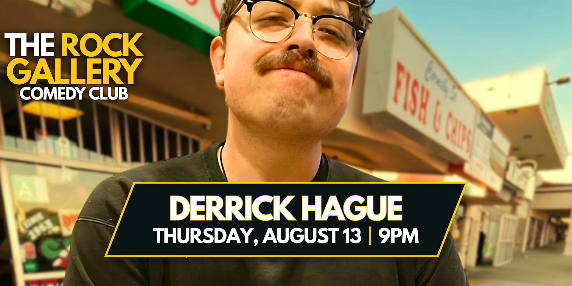 Derrick Hague at The Rock Gallery Comedy Club