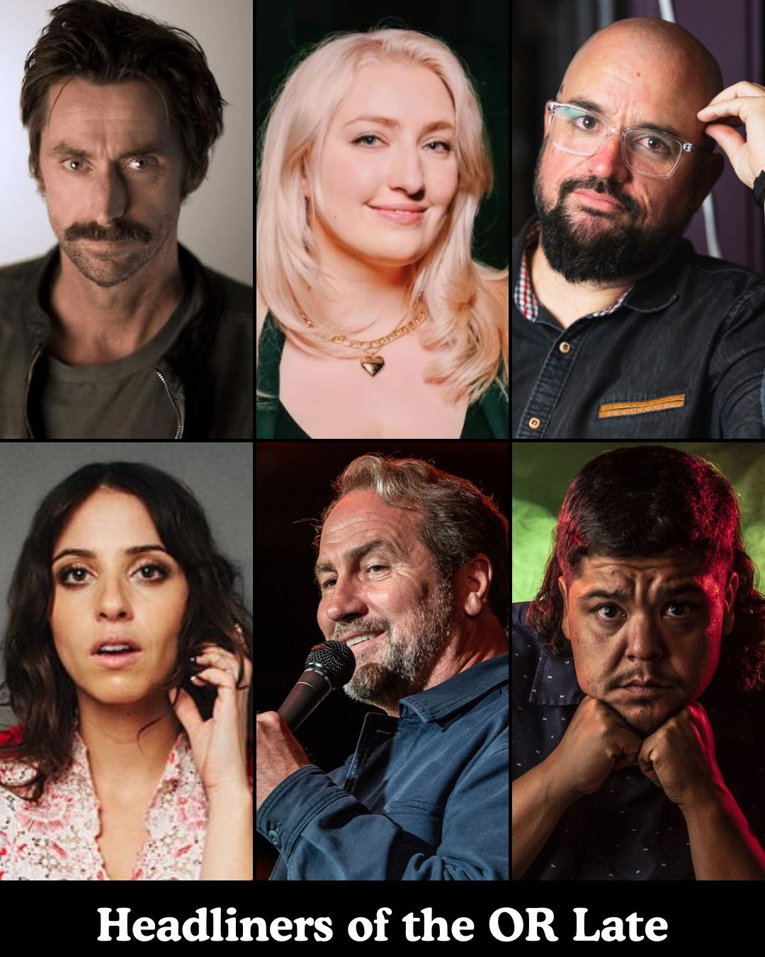 Headliners of the OR Late Night at The Comedy Store
