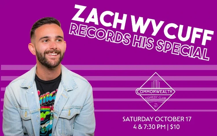 Zach Wycuff Records His Special at Commonwealth Comedy Club