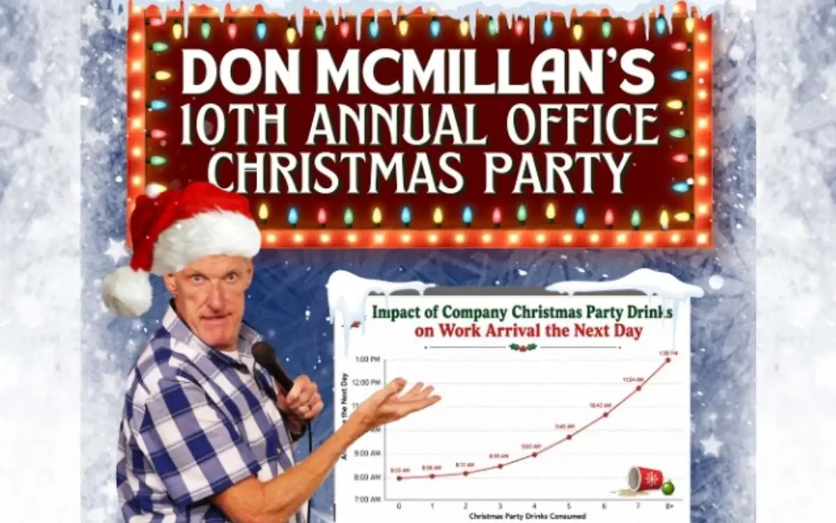 Don McMillan’s 10th Annual Holiday Office Party at Columbus Funny Bone Comedy Club