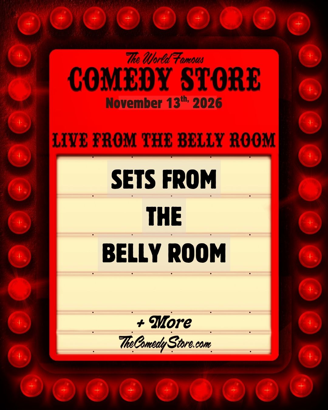 Sets from the Belly at The Comedy Store
