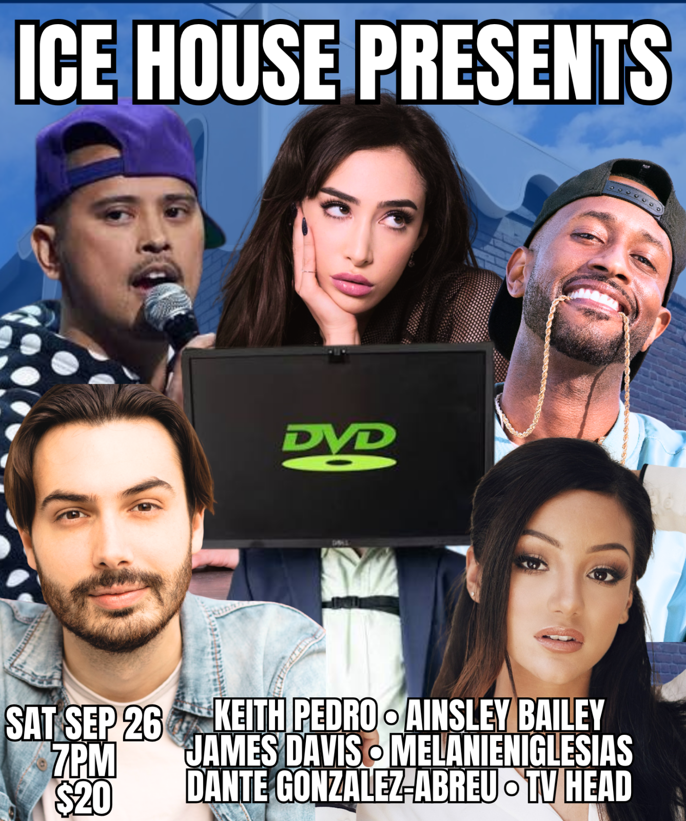 Keith Pedro, James Davis, TV Head, Ainsley Bailey at The Ice House