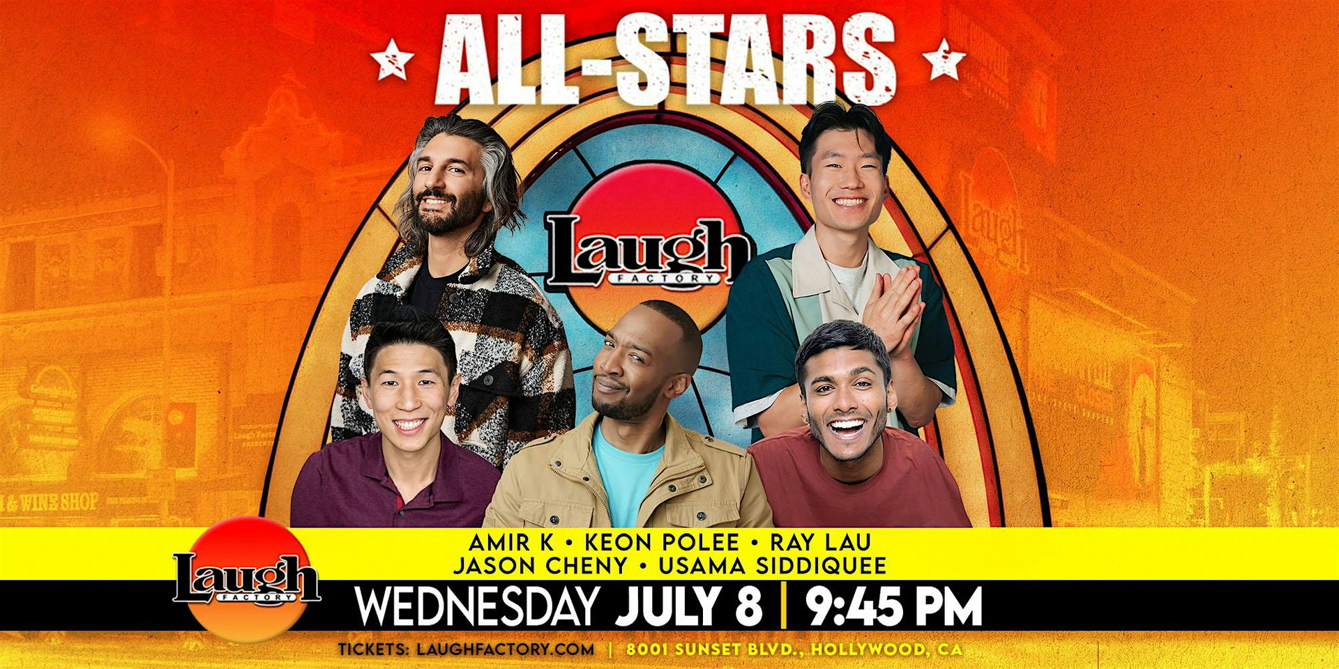 Wednesday All-Star Comedy at The Laugh Factory Hollywood
