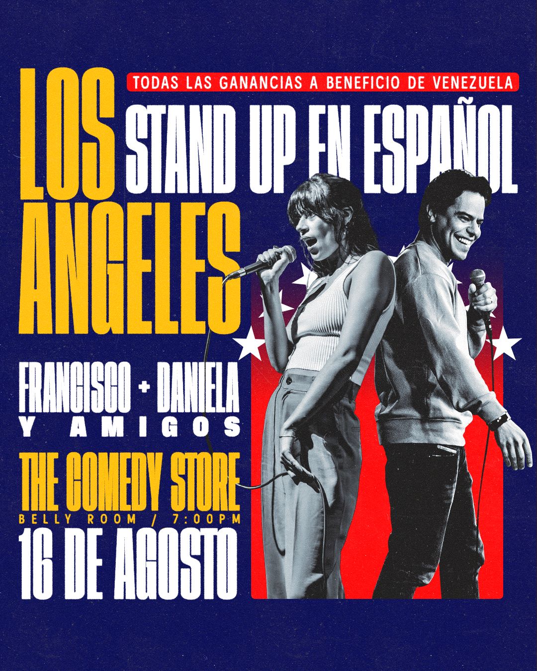 Francisco, Daniela y Amigos en ESPAÑOL at The Comedy Store