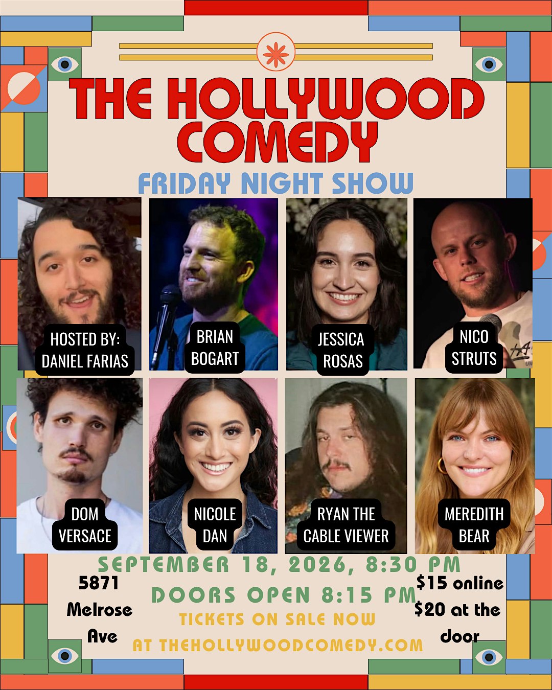 The Hollywood Comedy Friday Night Show at The Hollywood Comedy
