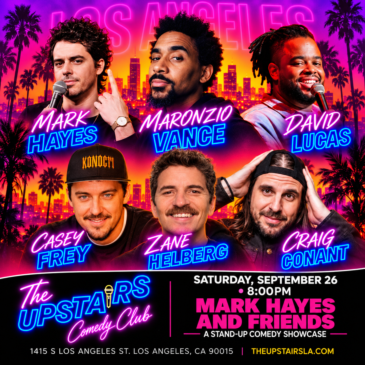 Mark Hayes & Friends at The Upstairs Comedy Club