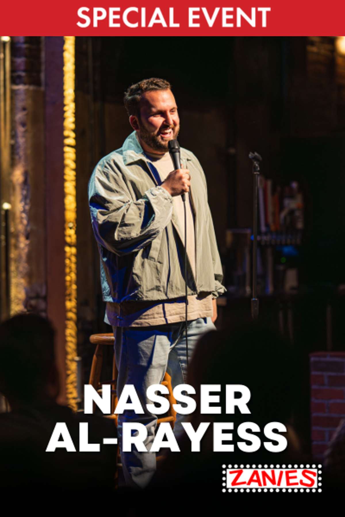 Nasser Al-Rayess at Zanies Comedy Club Rosemont