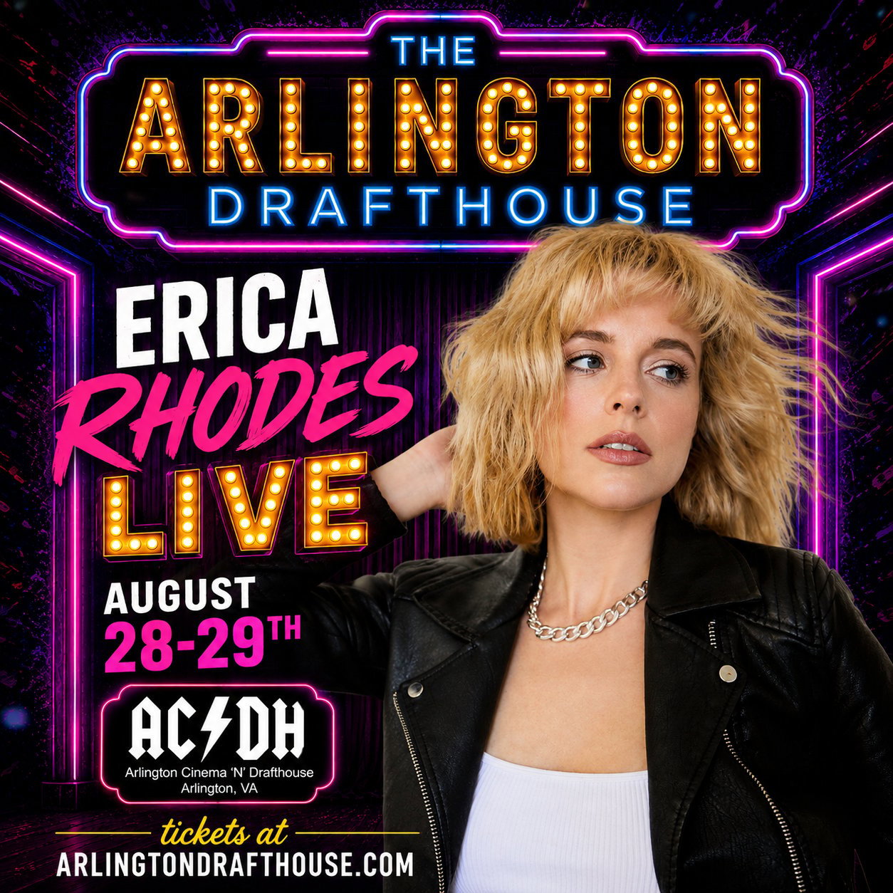 Erica Rhodes at Arlington Drafthouse