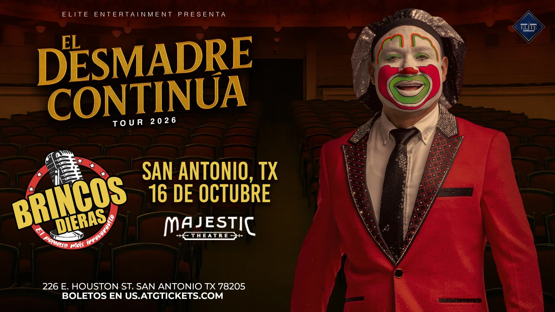Brincos Dieras at Majestic Theatre San Antonio