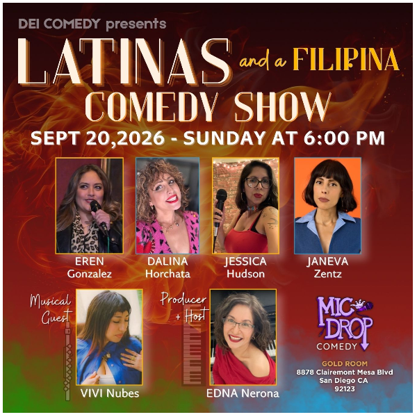 Latinas and a Filipina Comedy Show at Mic Drop Comedy San Diego