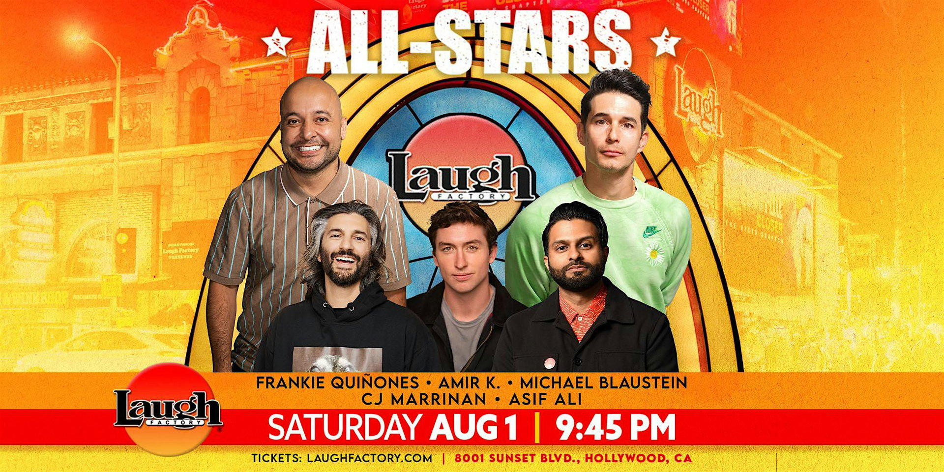 Saturday Night All-Stars at The Laugh Factory Hollywood