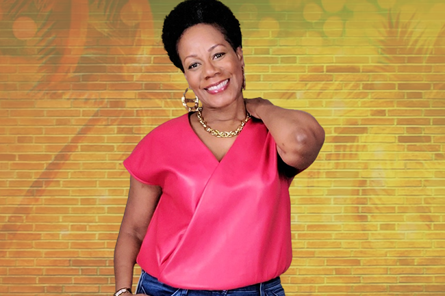 Liz Faublas-Wallace at Houston Improv