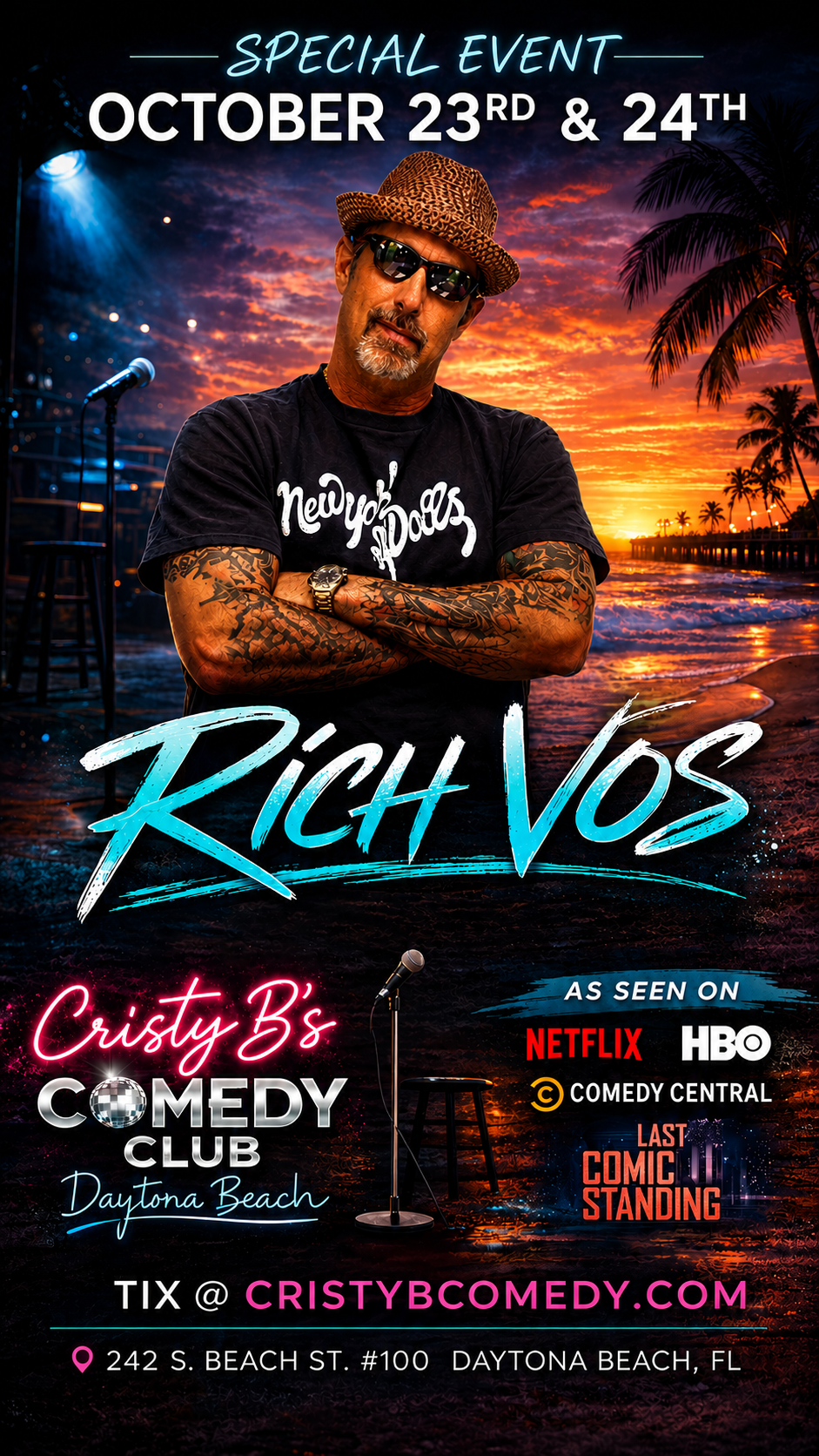 Rich Vos at Cristy B's Comedy Club