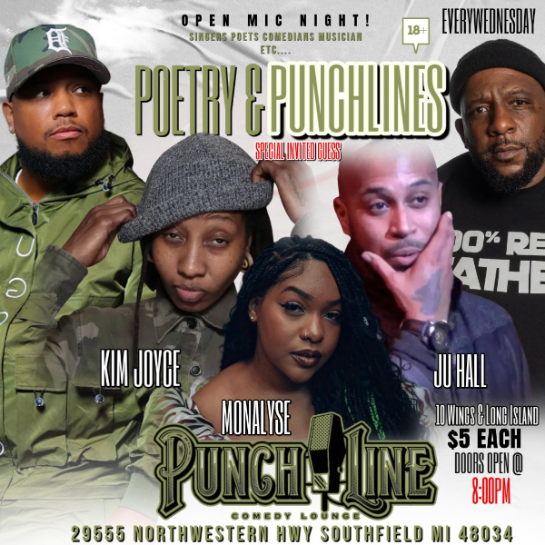 Poetry & Punchlines at Punchline Comedy Lounge