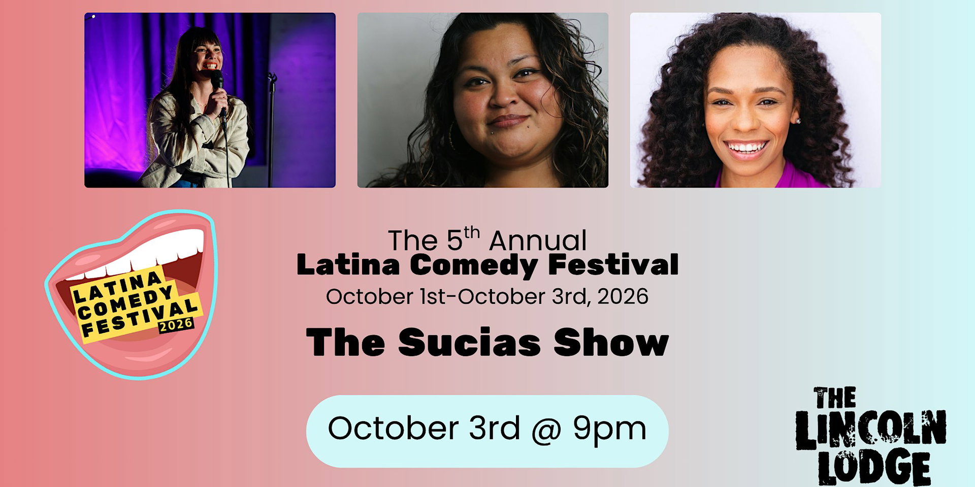 Latina Comedy Festival Presents at The Lincoln Lodge