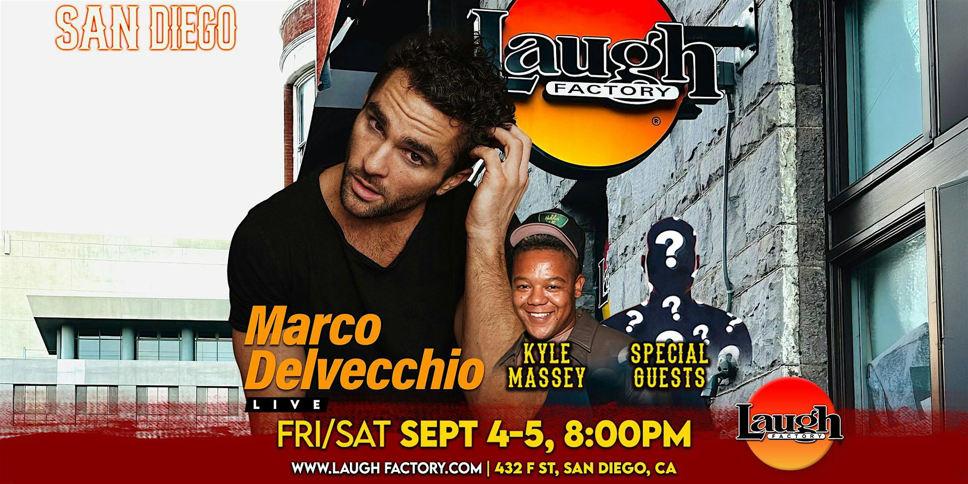 Marco DelVecchio Live! at The Laugh Factory San Diego