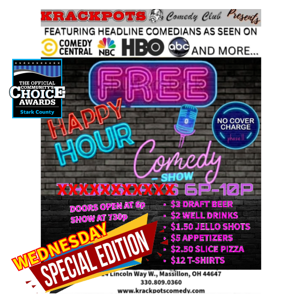 Free Open Mic at Krackpots Comedy Club