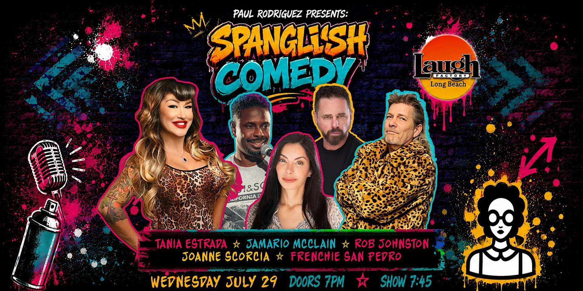 Spanglish Comedy at The Laugh Factory Long Beach