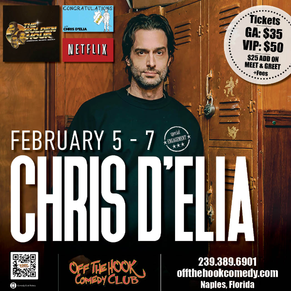 Chris D'Elia at Off The Hook Comedy Club