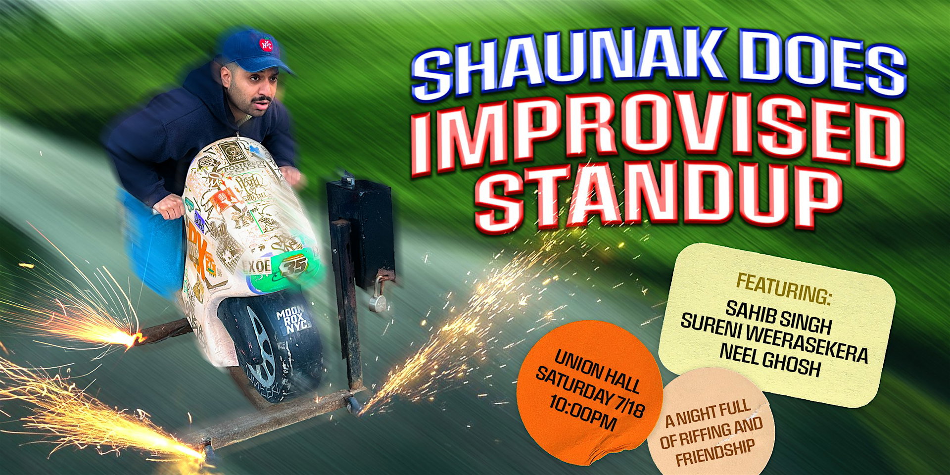 Shaunak Does Improvised Standup at Union Hall