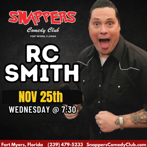 RC Smith at Snappers Comedy Club Fort Myers