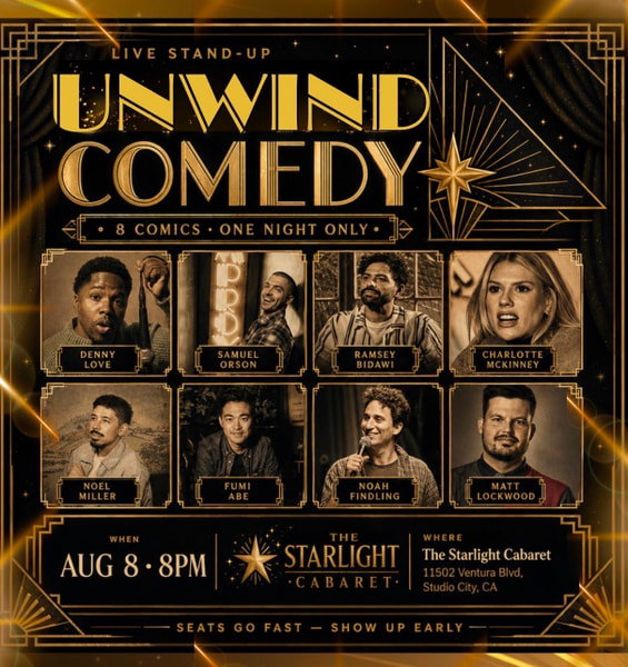 Unwind Comedy at The Starlight Cabaret