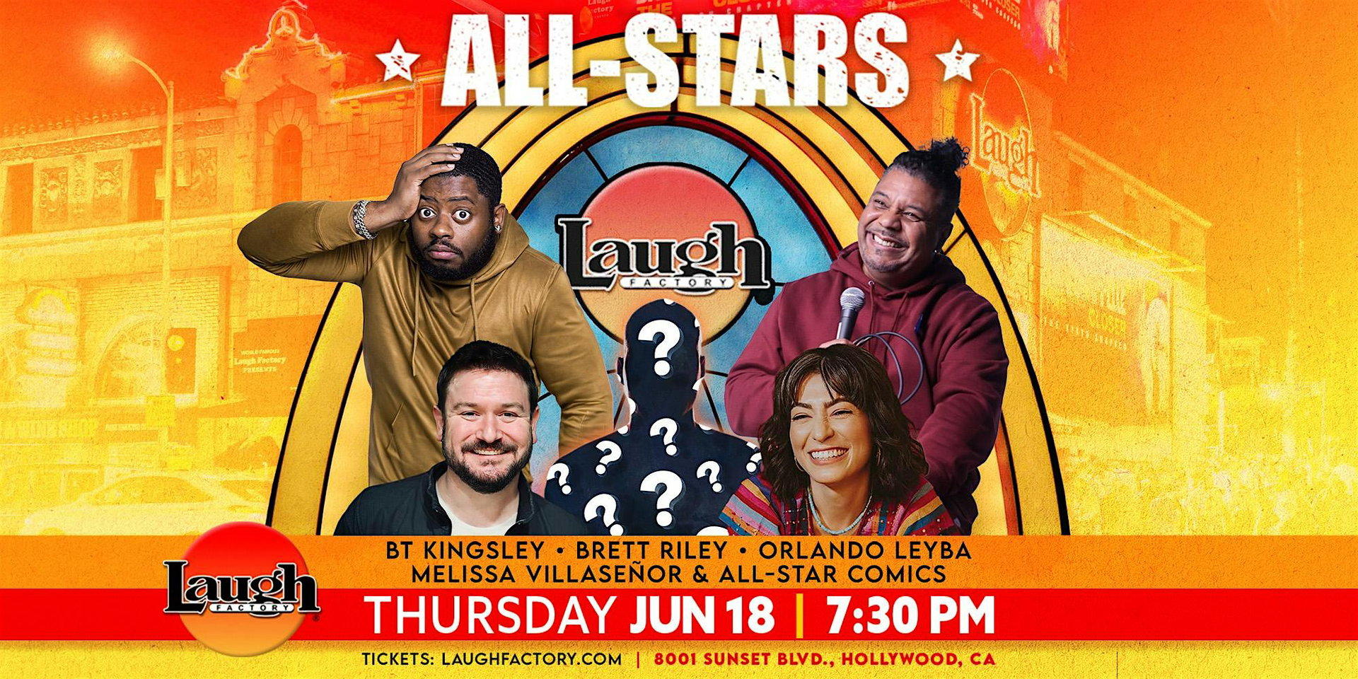 All-Star Comedy at The Laugh Factory Hollywood