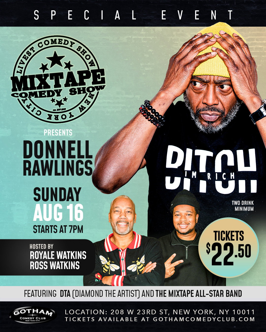 Mixtape Comedy Show at Gotham Comedy Club