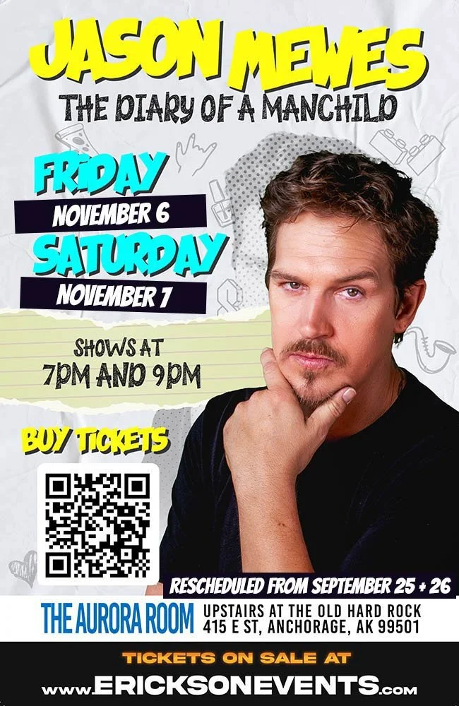 Jason Mewes: The Diary of a Manchild Tour at Rubber Ptarmigan Comedy
