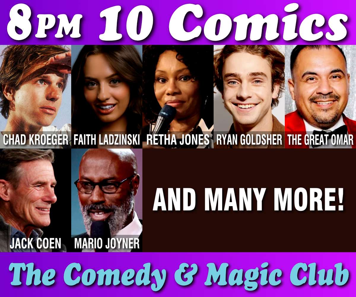 10 Comics Show at The Comedy & Magic Club