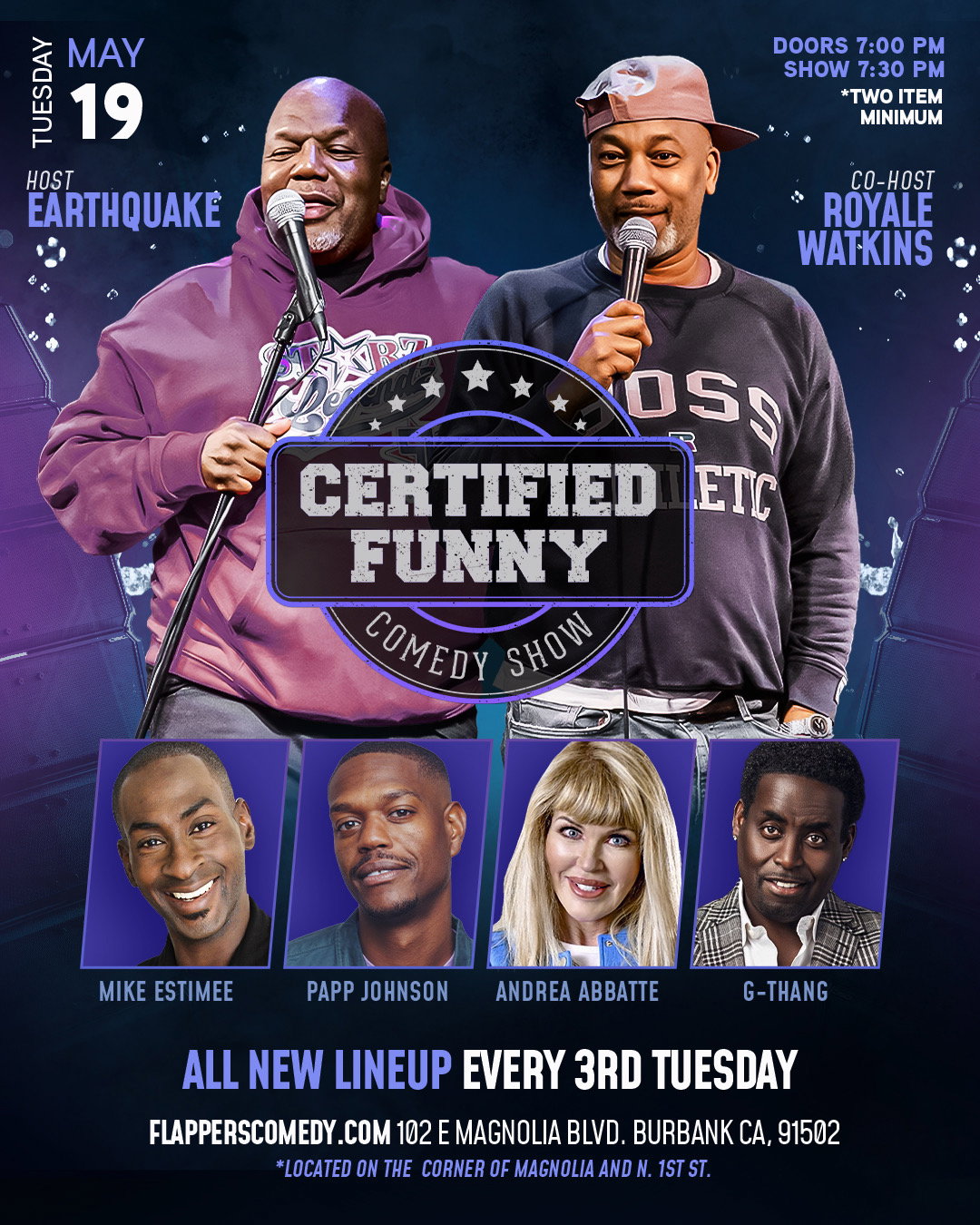 Certified Funny Comedy Show at Flappers