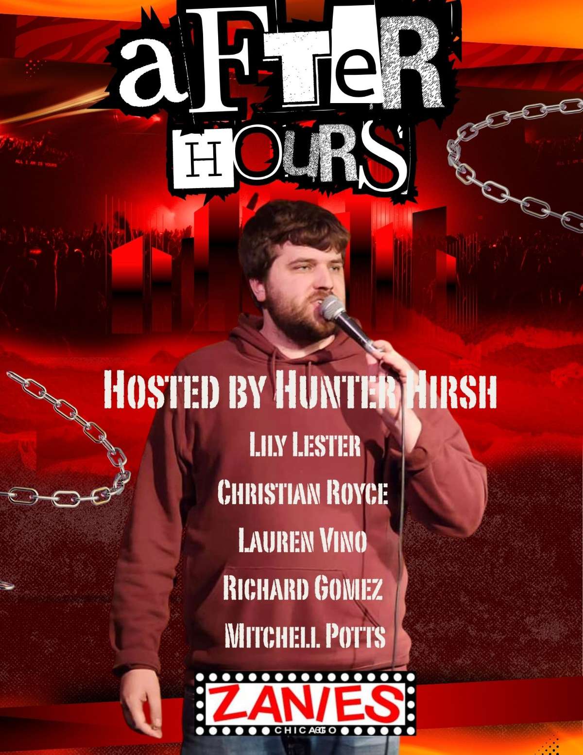After Hours with Hunter Hirsh at Zanies Comedy Club Chicago