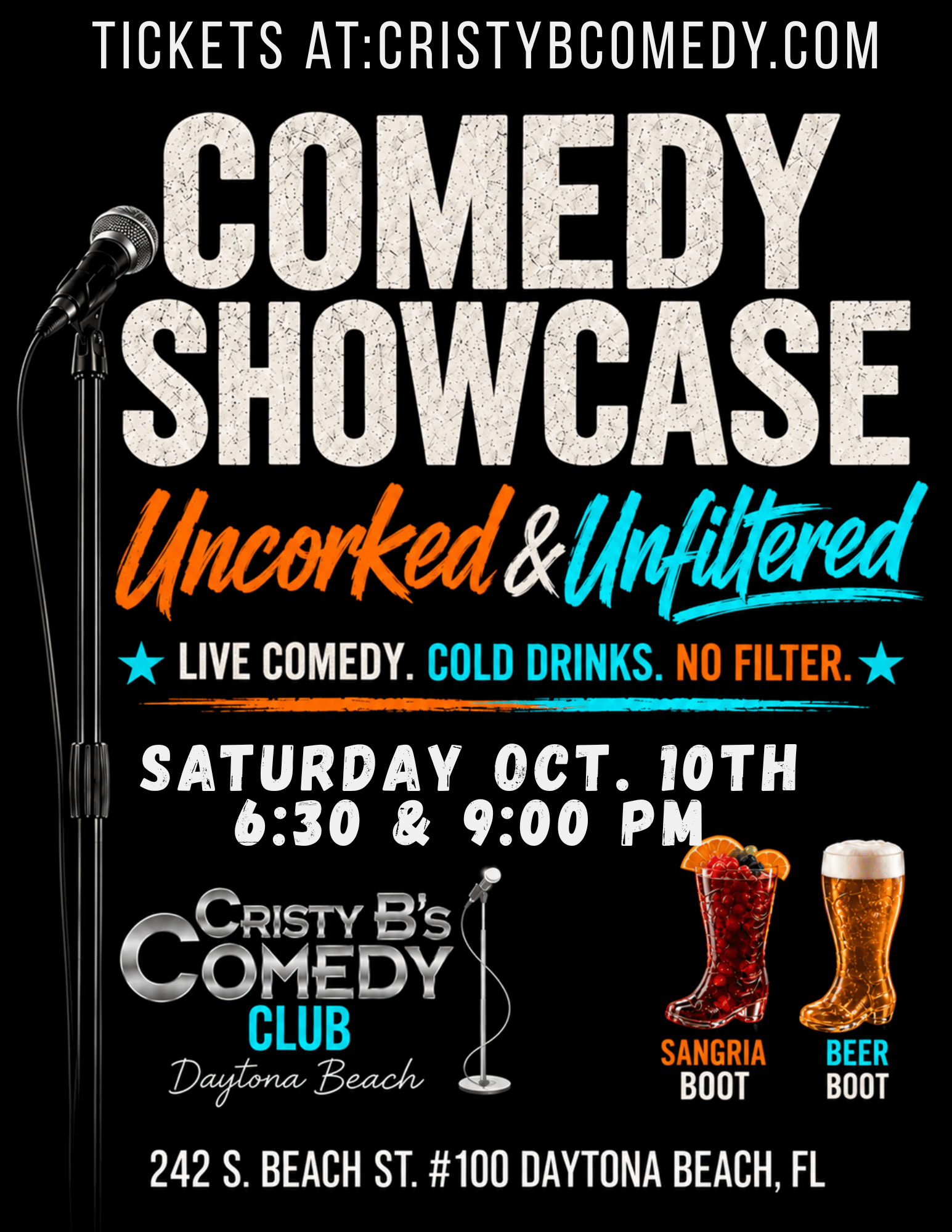 Comedy Showcase at Cristy B's Comedy Club
