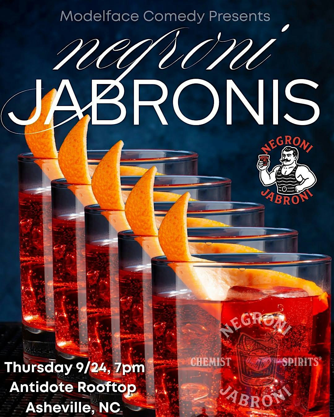 Negroni Jabronis Rooftop Comedy at Modelface Comedy