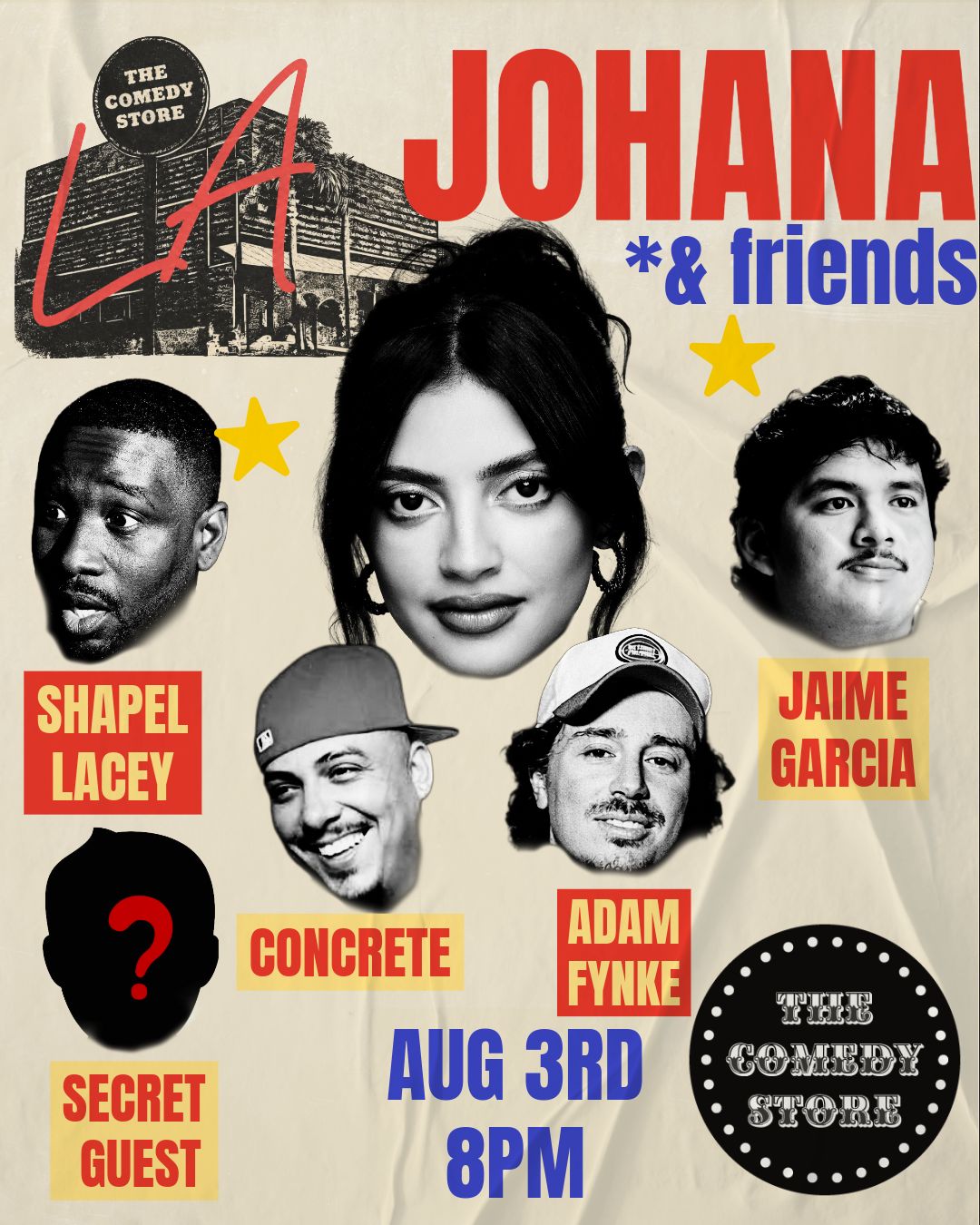 Johana Coca & Friends at The Comedy Store