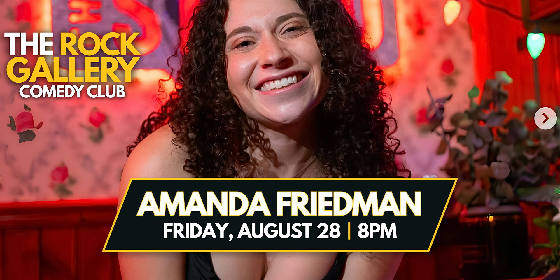 Amanda Friedman Comedy Show at The Rock Gallery Comedy Club
