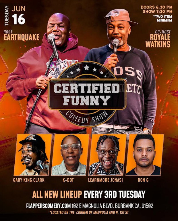 Certified Funny at Flappers