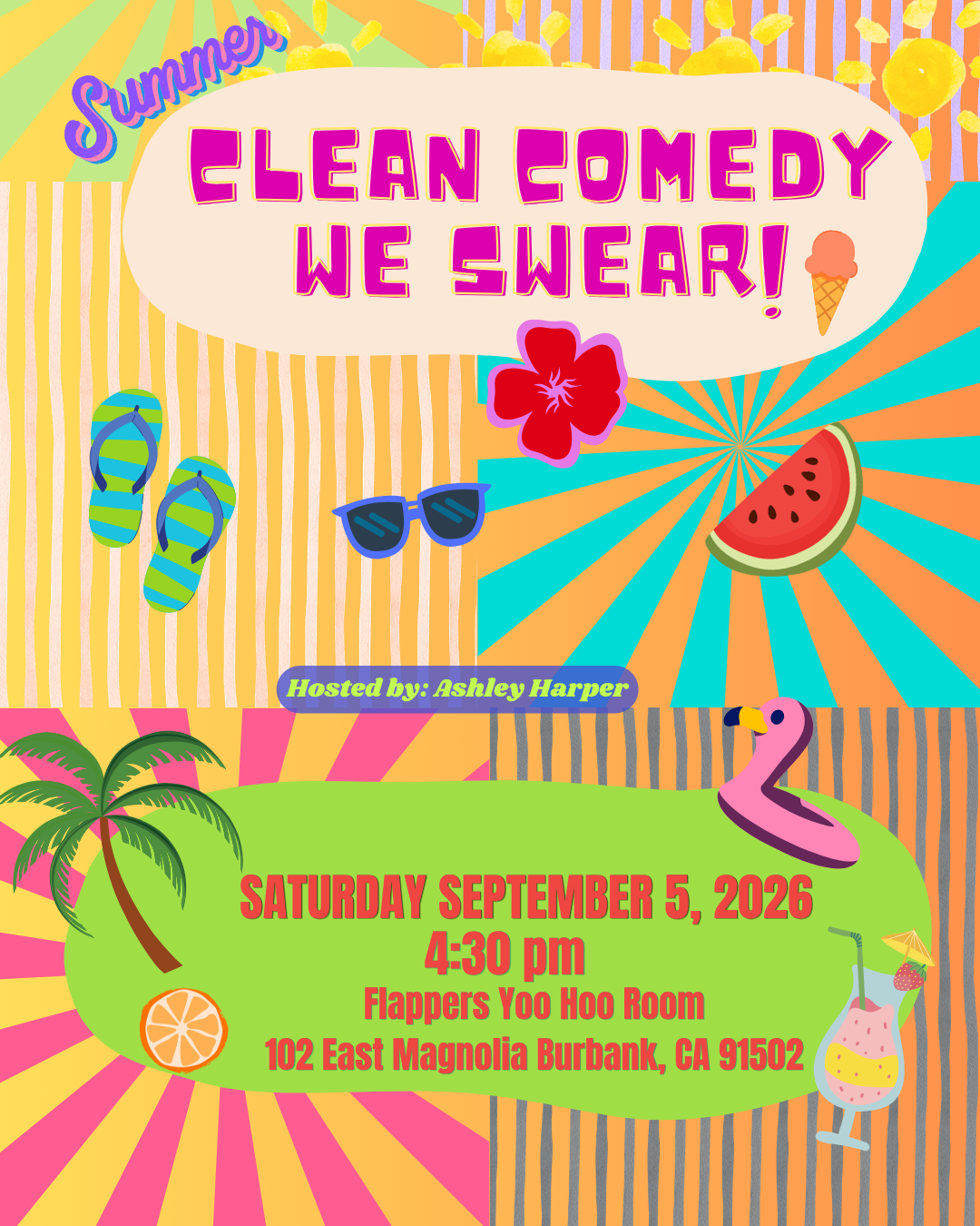 Clean Comedy We Swear at Flappers