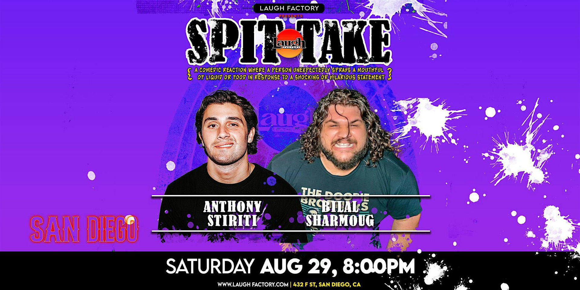 Spit Take at The Laugh Factory San Diego