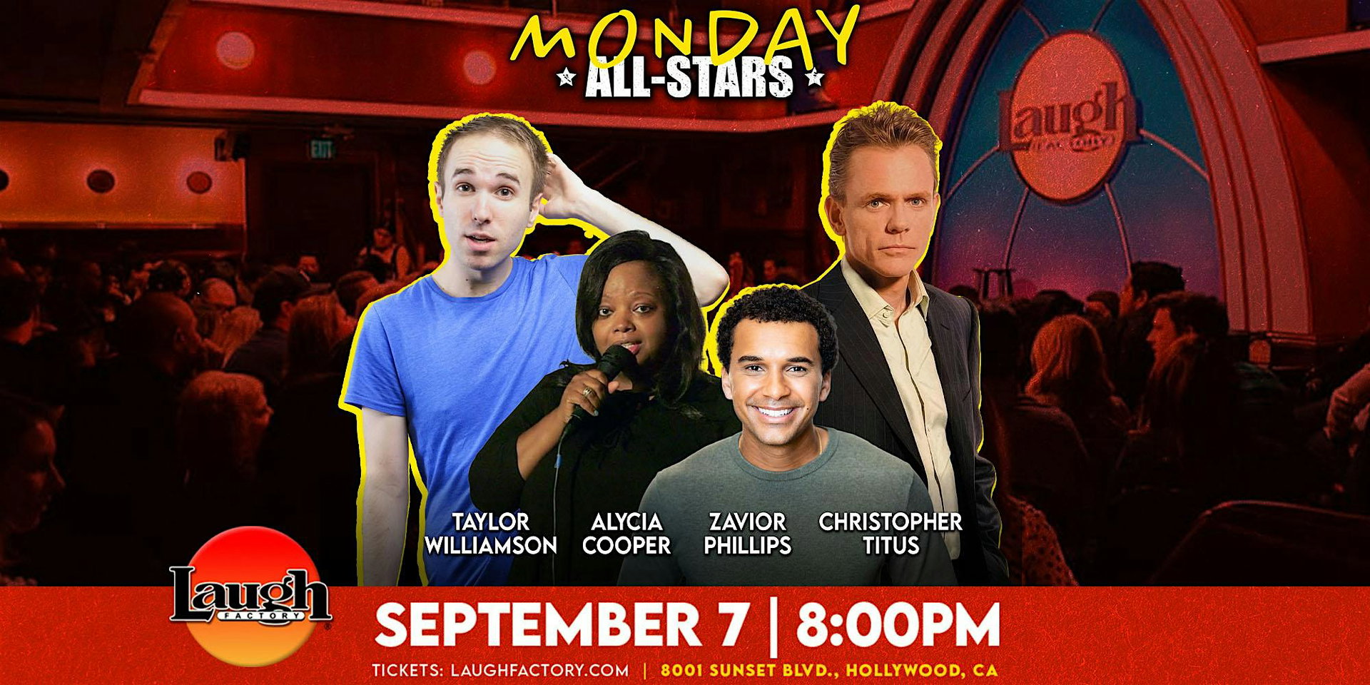 Monday All-Star Comedy at The Laugh Factory Hollywood