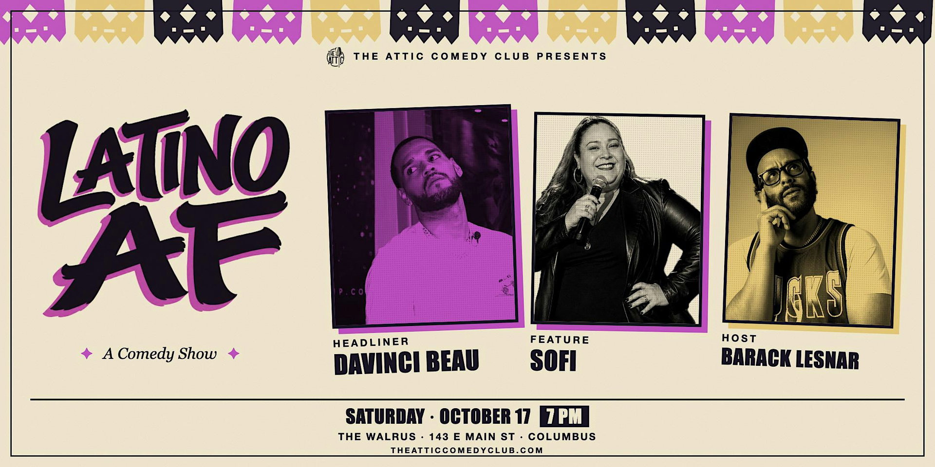 LATINO AF at The Attic Comedy Club