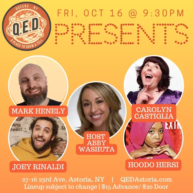 QED Presents at Q.E.D. Astoria