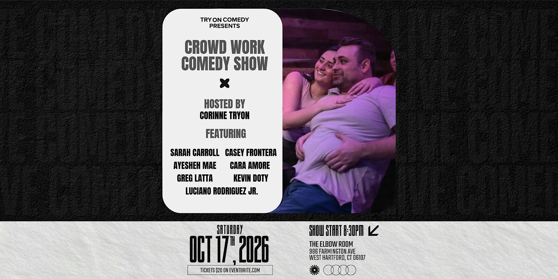 Crowd Work Comedy Show at Elbow Room Comedy Club