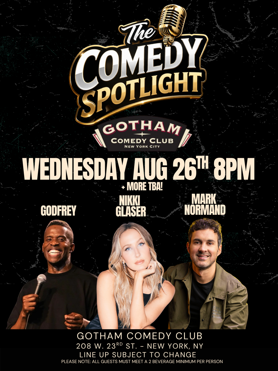 The Comedy Spotlight at Gotham Comedy Club