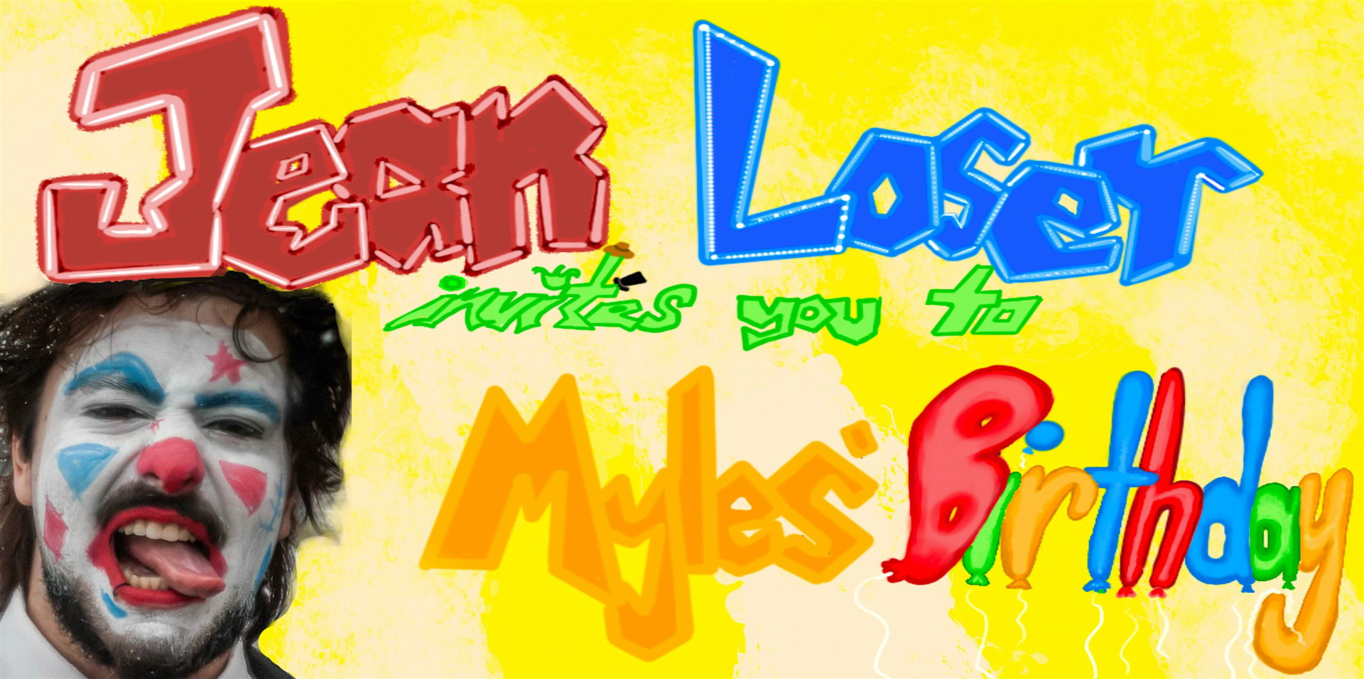 Jean Loser Invites you to Myles's Birthday! at The Lyric Hyperion