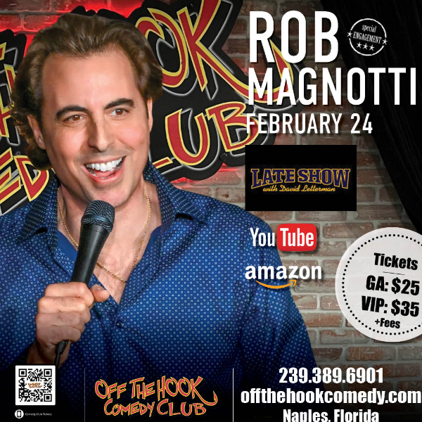 Rob Magnotti at Off The Hook Comedy Club
