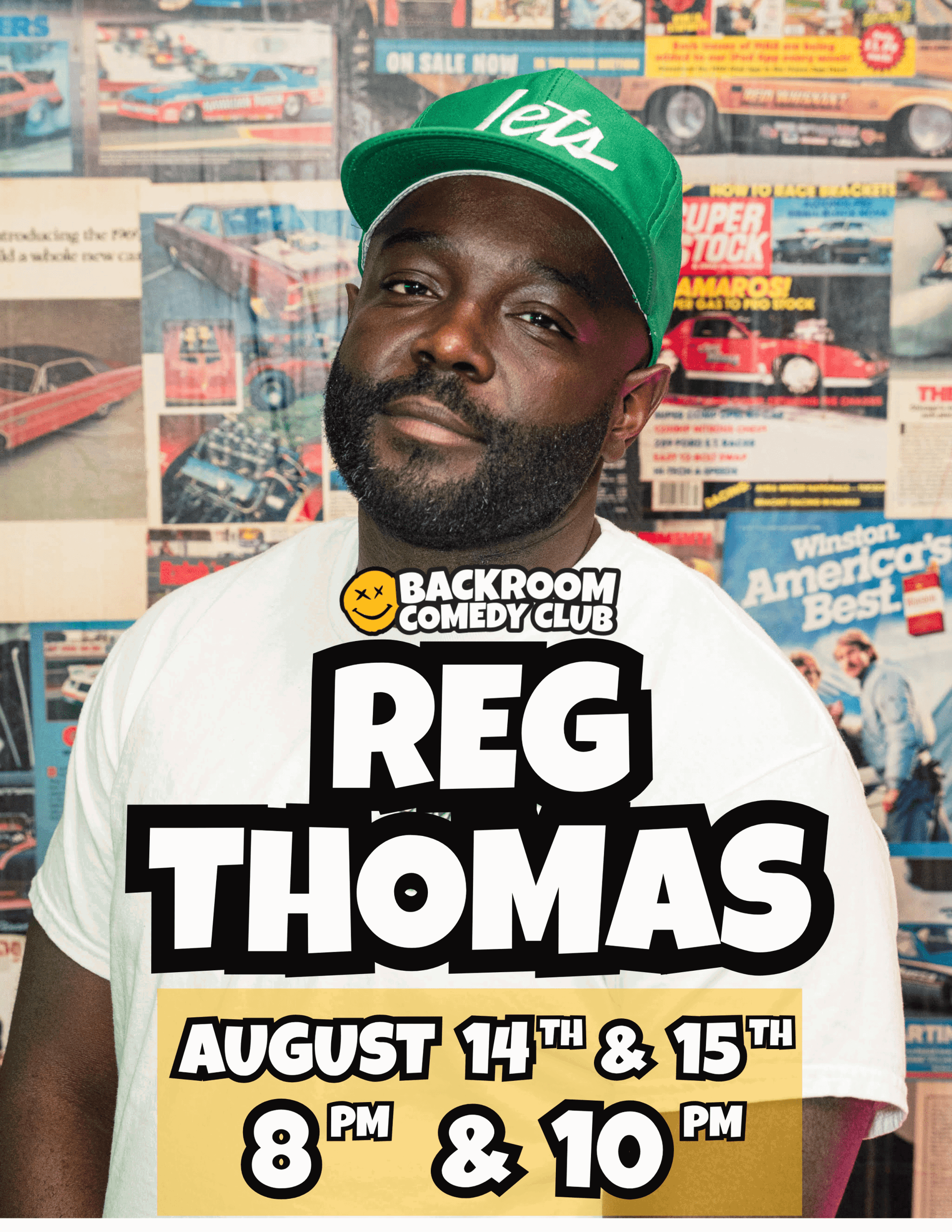 Reg Thomas at Backroom Comedy Club