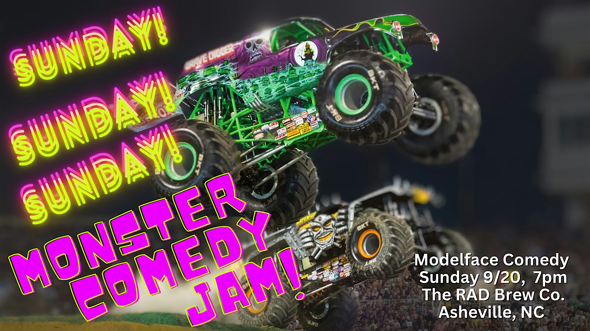 Monster Comedy Jam at Modelface Comedy
