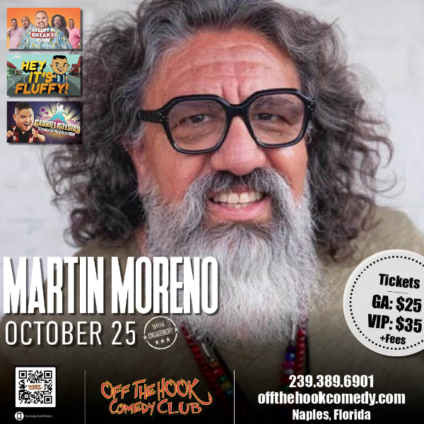 Martin Moreno at Off The Hook Comedy Club
