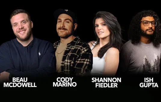 Shannon Fiedler, Beau McDowell, Ish Gupta, Cody Marino at New York Comedy Club Stamford